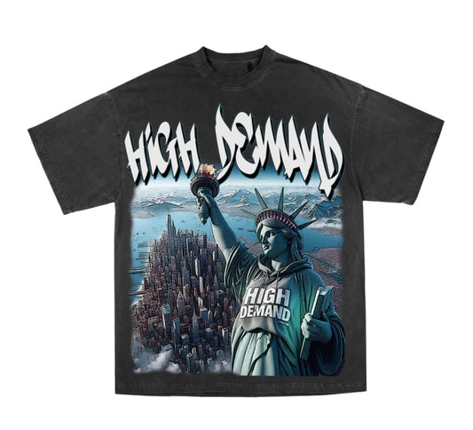 Lady Liberty rep high demand tee